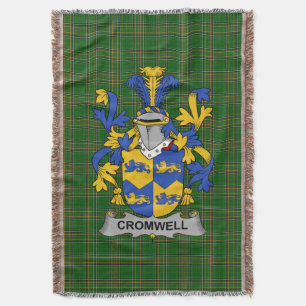 Irish Cromwell Coat of Arms Family Crest Ireland Deken