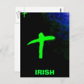 , IRISH CROSS BRIEFKAART (Voorkant / Achterkant)