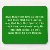 Irish Curse Mousepad Muismat (Voorkant)