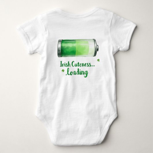 Irish Cuteness… Loading Romper (Achterkant)