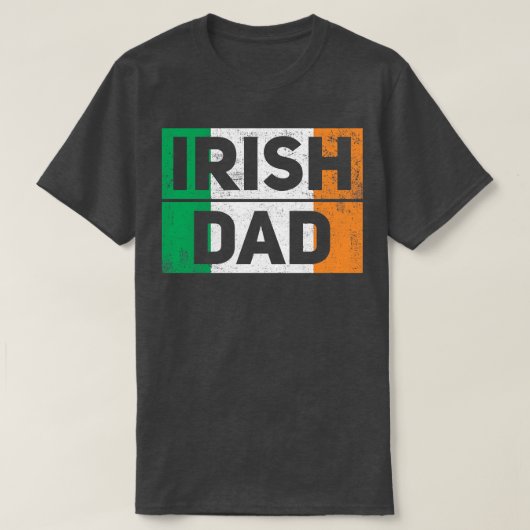 Irish Dad vaderdag Vintage T-shirt (Design voorkant)