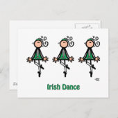 Irish Dance Briefkaart (Voorkant / Achterkant)