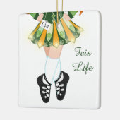 Irish Dance Feis Competition Feis Life Kerstmis Keramisch Ornament (Links)
