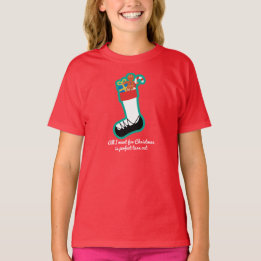 Irish Dance kerstDames Shirt - Stocking