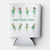 Irish Dance Mam Hand-Illustrated St. Patrick's Day Blikjeskoeler (Voorkant)