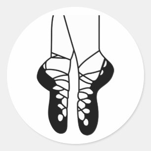 Irish Dance Shoes Ronde Sticker