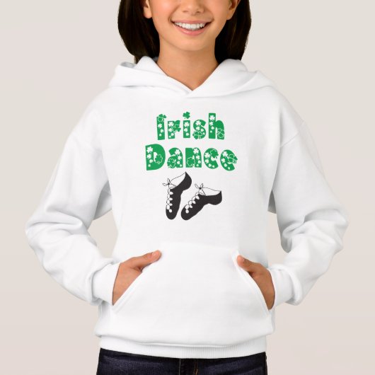 Irish Dance Soft Chaussures Shamrocks verts et Clo (Devant)