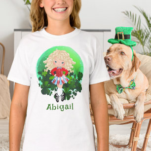 Irish Dance St. Patrick's Day Green Shamrocks T-shirt