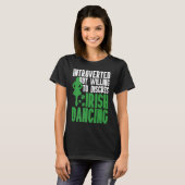 Irish Dance St Patricks Day Reel Girl Irish Step D T-shirt (Voorkant volledig)