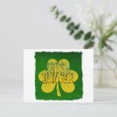 Irish Dancer Briefkaart (Staand voorkant)
