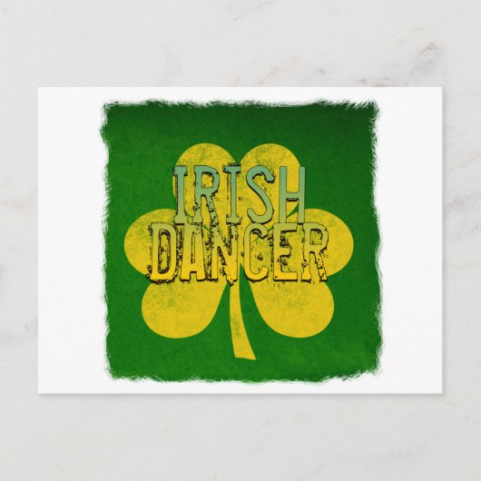 Irish Dancer Briefkaart (Voorkant)