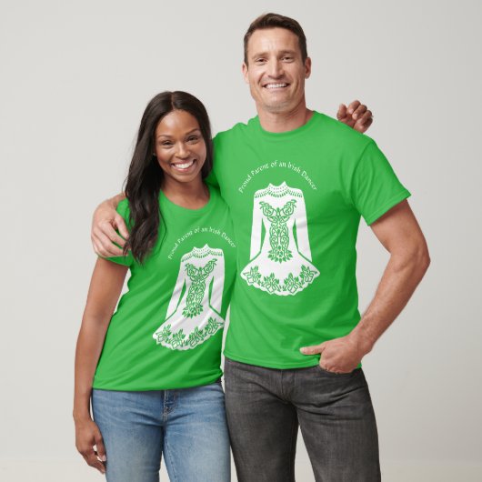 Irish Dancer Dress Custom Message Danser Gewaardee T-shirt (Unisex)