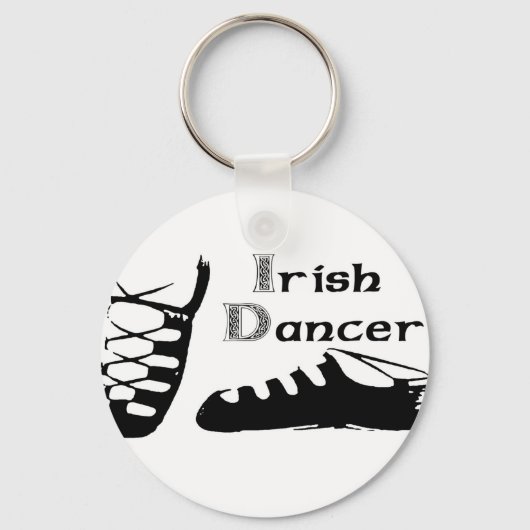 Irish Dancer Ghillies Sleutelhanger (Voorkant)
