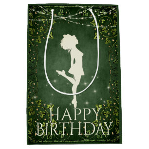 Irish Dancer Hard Shoe Ivy and Lights Birthday Medium Cadeauzakje