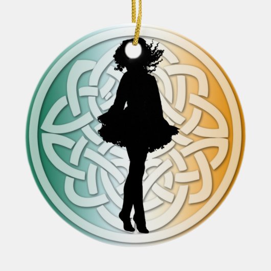 Irish Dancer Traditional Ornament (Voorkant)