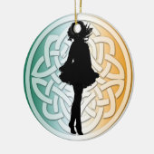 Irish Dancer Traditional Ornament (Links)