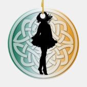 Irish Dancer Traditional Ornament (Achterkant)