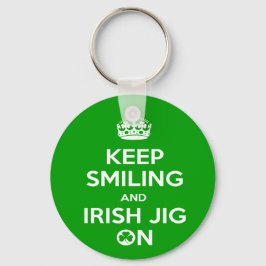 Irish Dancer's, Keep Calm Key Ring Sleutelhanger