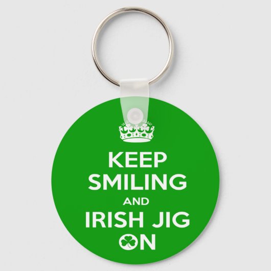 Irish Dancer's, Keep Calm Key Ring Sleutelhanger (Voorkant)