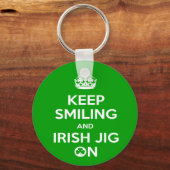 Irish Dancer's, Keep Calm Key Ring Sleutelhanger (Voorkant)