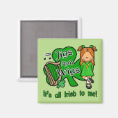 Irish Dancing Magnet Magneet (Voorkant / Achterkant)