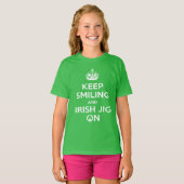 Irish Danser , Irish Dancer ' s , jig on T-shirt (Voorkant volledig)