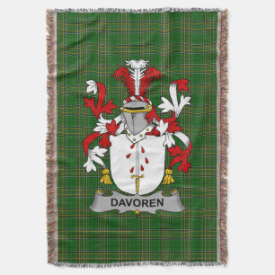 Irish Davoren of O_Davoren familiewapen Deken