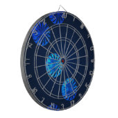 Irish Design Blue Crystal Dartbord (Voorkant Links)
