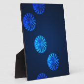 Irish Design Blue Crystal Fotoplaat (Zijkant)