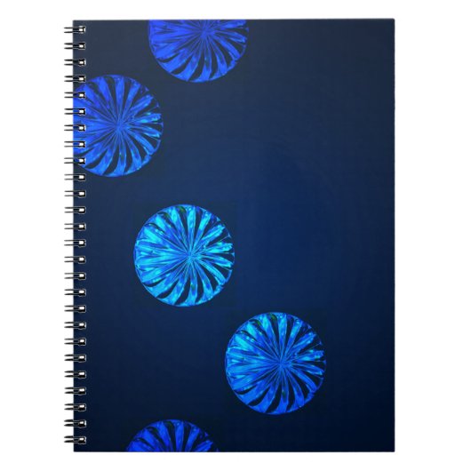 Irish Design Blue Crystal Notitieboek (Voorkant)