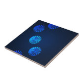 Irish Design Blue Crystal Tegeltje (Zijkant)