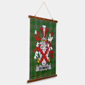 Irish Desmond Coat of Arms Family Crest Hangend Wandkleed (Gebogen)