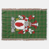 Irish Devaney of O_Devaney Wapen Familie Auto Deken (Voorkant)