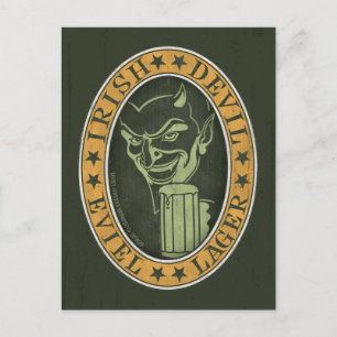 Irish Devil Eviel Lager Briefkaart