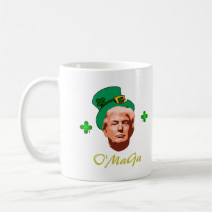 Irish Donald 'O'MaGa' Trump St. Patrick's Day Koffiemok