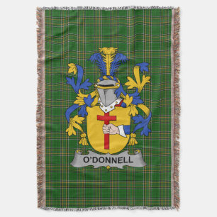 Irish Donnell of O_Donnell Wapenschild Familie Aut Deken