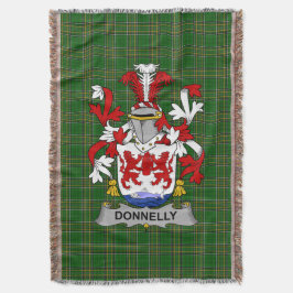 Irish Donnelly of O_Donnelly Wapen Familie Deken