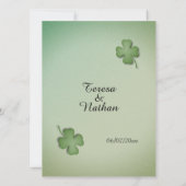 Irish Dream Faire-part de mariage (Dos)