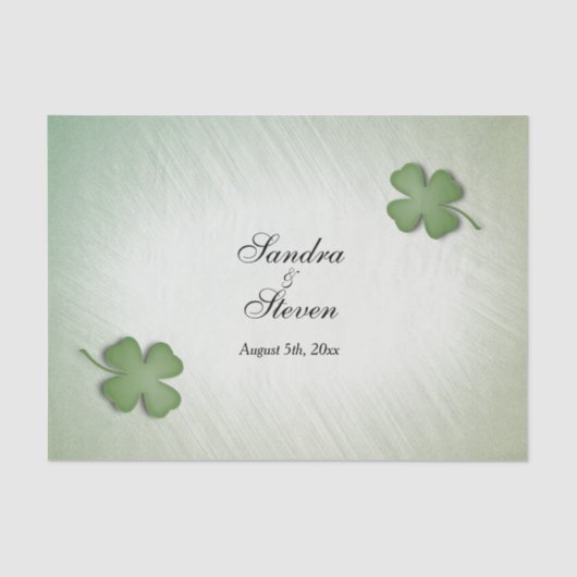 Irish Dream Wedding Tissuepapier (Voorkant)