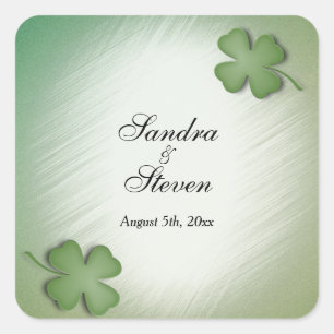 Irish Dream Wedding Vierkante Sticker