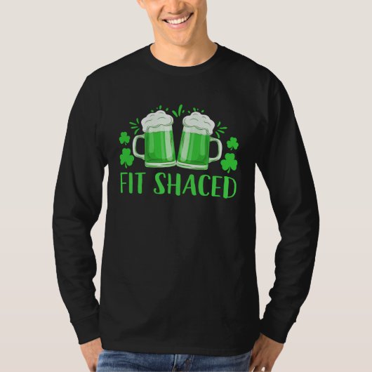Irish Drinking Team Men St Paddys day Fit Shaced W T-shirt (Voorkant)