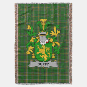Irish Duffy of O_Duffy Wapen van de familie Crest Deken