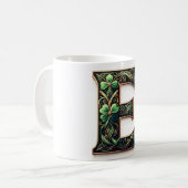 Irish E Monogram Coffee Cup Koffiemok (Voorkant links)
