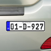 Irish Euro License Bord Bumpersticker (Op auto)