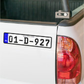 Irish Euro License Bord Bumpersticker (Op Truck)
