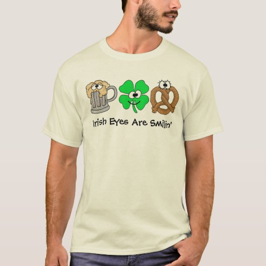 Irish Eyes are Smilin' Funny T-shirt (Voorkant)