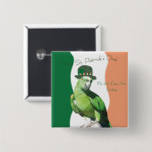 Irish Eyes Smiling Button (Voorkant /achterkant)