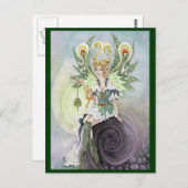 Irish Faery Briefkaart (Voorkant / Achterkant)
