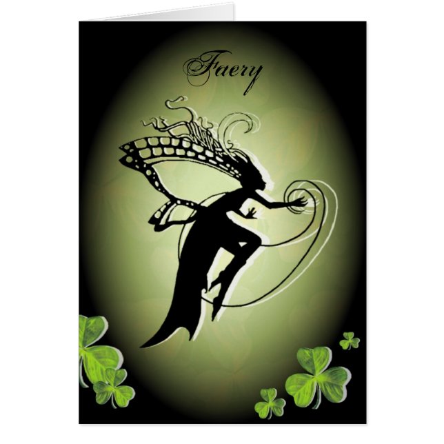 Irish Faery Silhouette (Voorkant)