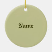 Irish Fairy aangepaste ornamenten (Achterkant)